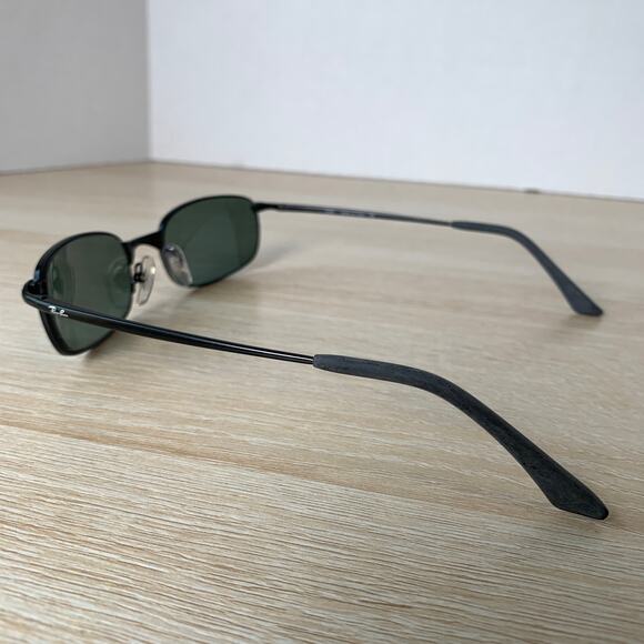 Ray-Ban Sleek RB3162 006 Black Rectangle Eyeglasses Frames Only 52-19 - Picture 8 of 8